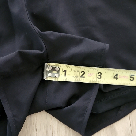 Mondetta Womens Black Gray 2 In 1 Athletic Shorts with Speckled Side Panels S - Picture 8 of 9